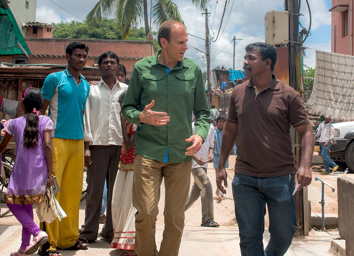 Water.org Co-founder Gary White in India